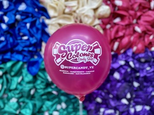 Globo estampado por Venezuela Balloons para Super Colones Candy Shop